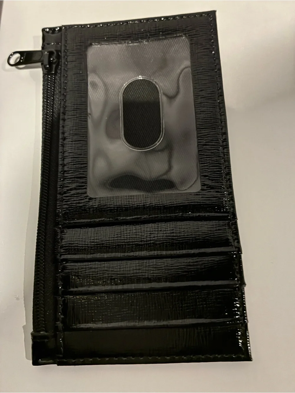 Nordstrom Black Mini Crossbody& Wallet set-Cardholder, ID window-Zip Pocket